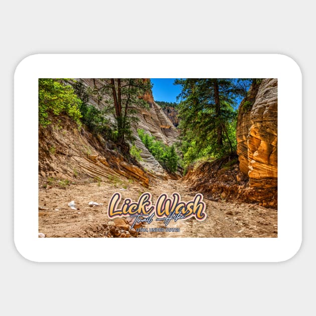 Lick Wash Trail Hike Sticker by Gestalt Imagery